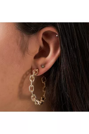 Pieces Kvinder Øreringe - Pcdodo hoop earrings