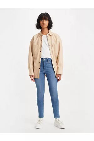 Levi's Kvinder High waist - 721™ High Rise Skinny Jeans Blå