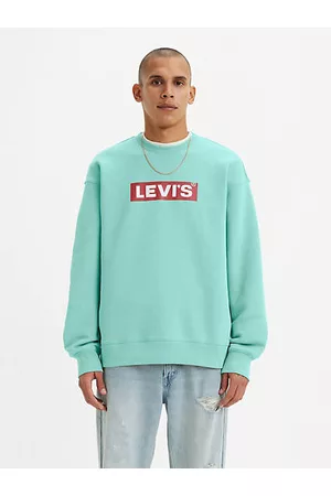 Levi's Mænd Sweatshirts - Afslappet sweatshirt med rund hals og grafik Blå