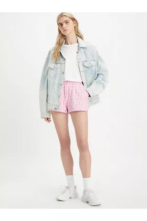 Levi's Kvinder Shorts - Squad shorts med grafik Lyserød