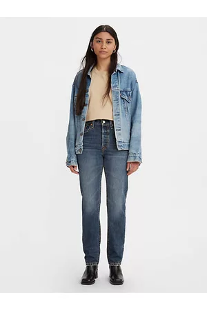 Levi's Kvinder Straight - 501® ® Original jeans Blå