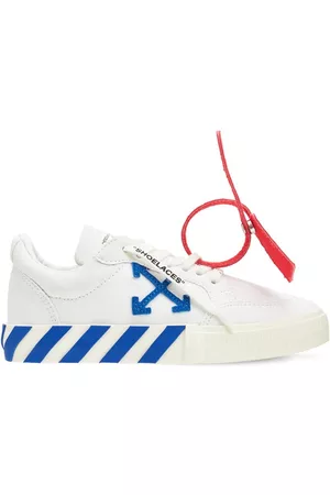 OFF-WHITE Lace-up Cotton Canvas Sneakers
