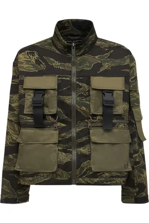 DOLCE & GABBANA Camouflage Nylon Military Jacket