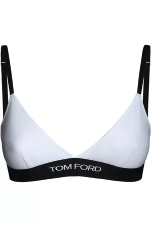 Tom Ford Kvinder Ikke-vatteret BH - Logo Modal Jersey Triangle Bra