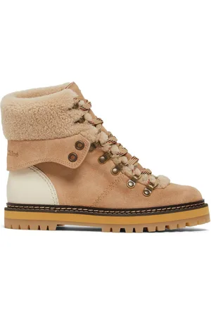 See by Chloé 25mm Eileen Shearling Hiking Boots