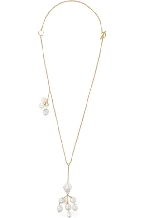 Jil Sander Orchid 1 Long Chain Necklace