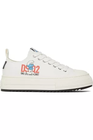 Dsquared2 Kvinder Casual sko - 20mm Grouchy Smurfs Canvas Sneakers