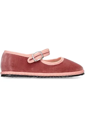 VIBI VENEZIA Piger Pæne sko - Cotton Velvet Mary Jane Loafers