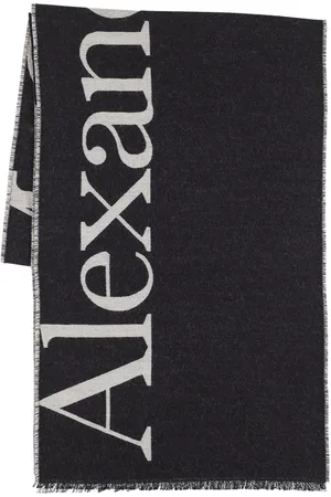 Alexander McQueen Kvinder Tørklæder - Logo Wool & Silk Scarf