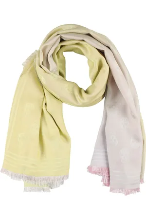 Alexander McQueen Skull Wool & Silk Shawl