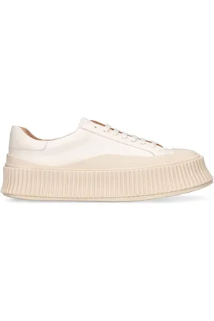 Jil Sander Kvinder Sneakers - 40mm Vulcanized Leather Sneakers