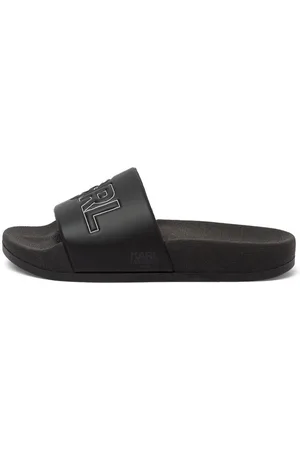 Karl Lagerfeld Drenge Sandaler - Embossed Logo Rubber Slide Sandals