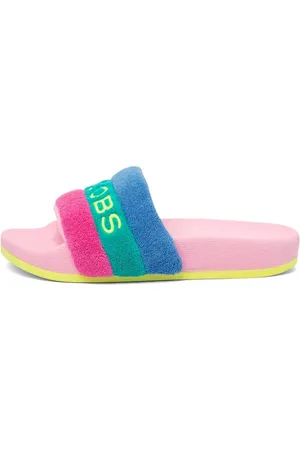 Marc Jacobs Piger Sandaler - Color Block Slide Sandals W/ Logo
