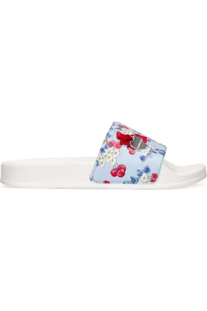 MONNALISA Piger Sandaler - Cherry Printed Rubber Slide Sandals