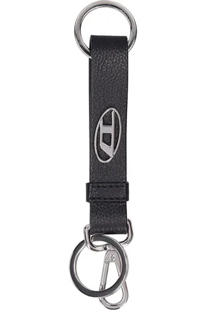 Diesel D Logo Leather Key Holder