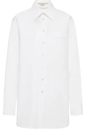 Stella McCartney Kvinder Langærmede skjorter - Cotton Poplin Regular Fit Shirt