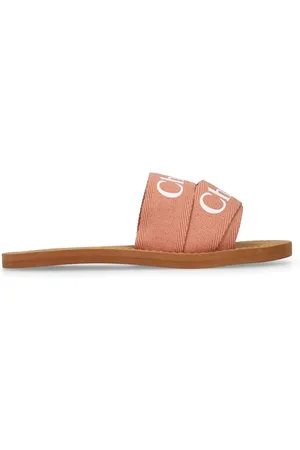 Chloé Piger Sandaler - Logo Print Slide Sandals