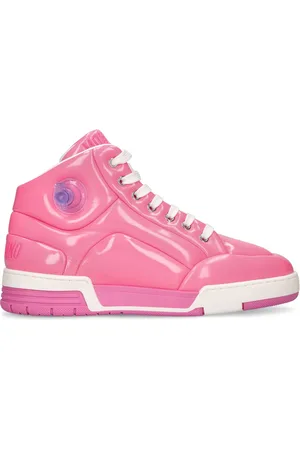 Moschino Kvinder Sneakers - 40mm Inflatable Faux Patent Sneakers