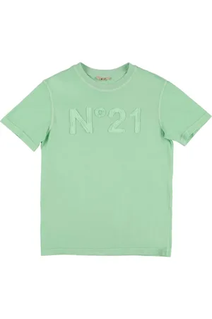Nº21 Cotton Jersey T-shirt W/ Logo Patch