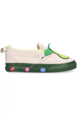 Vans Drenge Casual sko - Avocado Canvas Slip-on Sneakers