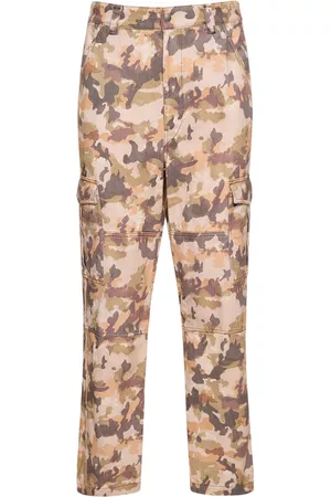 Isabel Marant Mænd Cargo bukser - Camouflage Cotton Cargo Pants