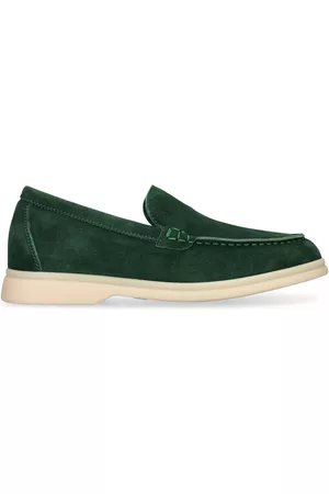 Loro Piana Drenge Flade sko - Open Walk Suede Loafers