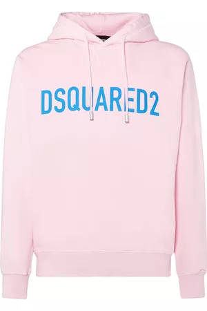 Dsquared2 Mænd Sweatshirts - Logo Cotton Jersey Hoodie