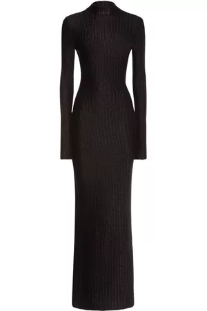 Tom Ford Kvinder Strikkede kjoler - Metallic Rib Knit Long Dress