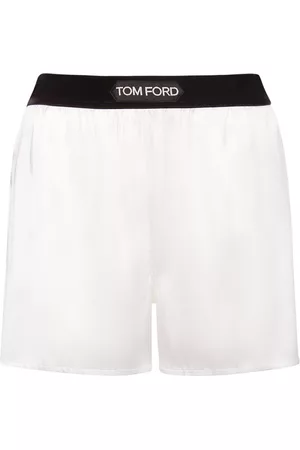 Tom Ford Kvinder Shorts - Logo Silk Satin Mini Shorts