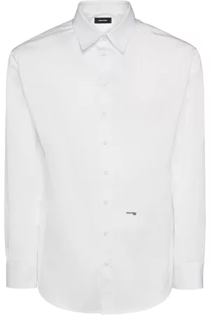 Dsquared2 Mænd Business skjorter - Cotton Poplin Shirt W/logo