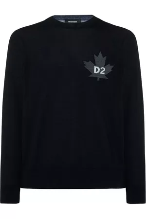 Dsquared2 Mænd Strik - Virgin Wool Sweater W/logo