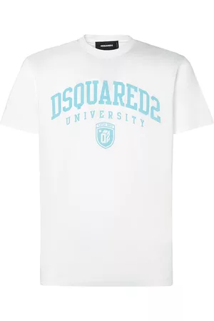 Dsquared2 Mænd Kortærmede - University Logo Cotton Jersey T-shirt