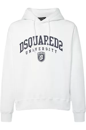 Dsquared2 Mænd Sweatshirts - University Logo Cotton Jersey Hoodie