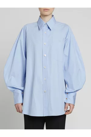 Stella McCartney Kvinder Langærmede skjorter - Cotton Poplin Wide Sleeve Shirt