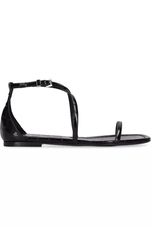 Michael Kors Kvinder Sandaler - 10mm Polly Leather Sandals