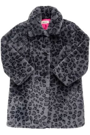Zadig & Voltaire Piger Vinterfrakker - Leopard Print Faux Fur Coat