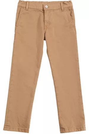 Dolce & Gabbana Drenge Bukser - Cotton Gabardine Pants W/logo
