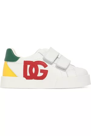 Dolce & Gabbana Piger Sneakers - Logo Print Leather Straps Sneakers