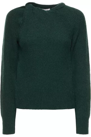 Stella McCartney Kvinder Strik - Cashmere Rib Knit Twisted Sweater