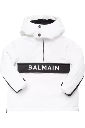 Balmain Piger Skiovertøj - Padded Nylon Ski Jacket W/logo