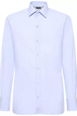 Tom Ford Mænd Langærmede skjorter - Poplin Slim Fit Shirt
