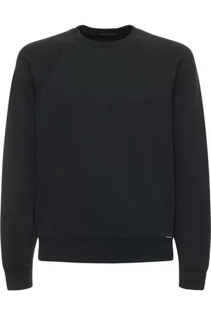 Tom Ford Mænd Sweatshirts - Vintage Garment Dyed Cotton Sweatshirt