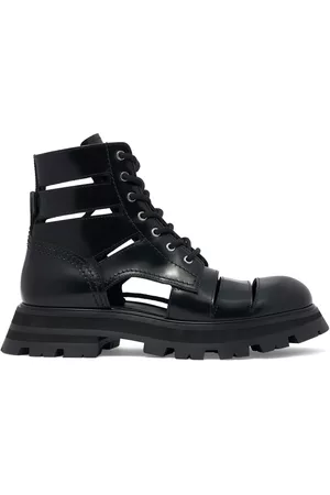 Alexander McQueen Kvinder Ankelstøvler - 45mm Wander Lucent Leather Ankle Boots