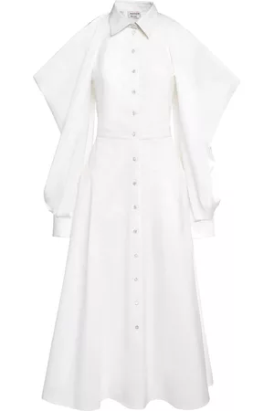 Alexander McQueen Kvinder Midikjoler - Cotton Midi Day Dress