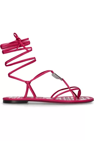 Dolce & Gabbana Kvinder Sandaler - 10mm Leather Flat Thong Sandals