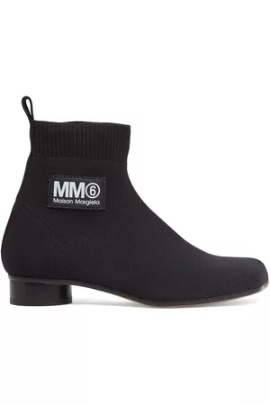 Maison Margiela Piger Ankelstøvler - Knit Ankle Boots W/logo