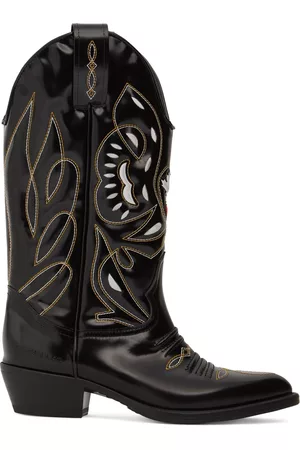 Dsquared2 Kvinder Cowboystøvler - 40mm Vintage Leather Cowboy Boots
