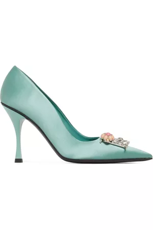 Dsquared2 Kvinder Pumps - 100mm D2 Satin & Crystals Pumps