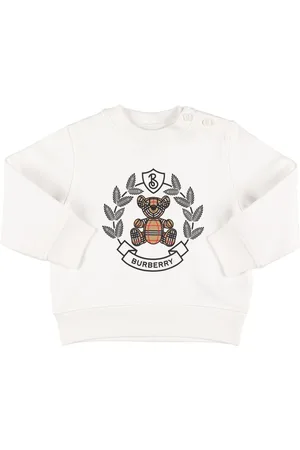 Burberry Logo Print Cotton Sweatshirt
