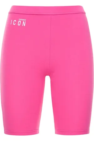 Dsquared2 Icon Cutout Cotton Jersey Cycling Shorts